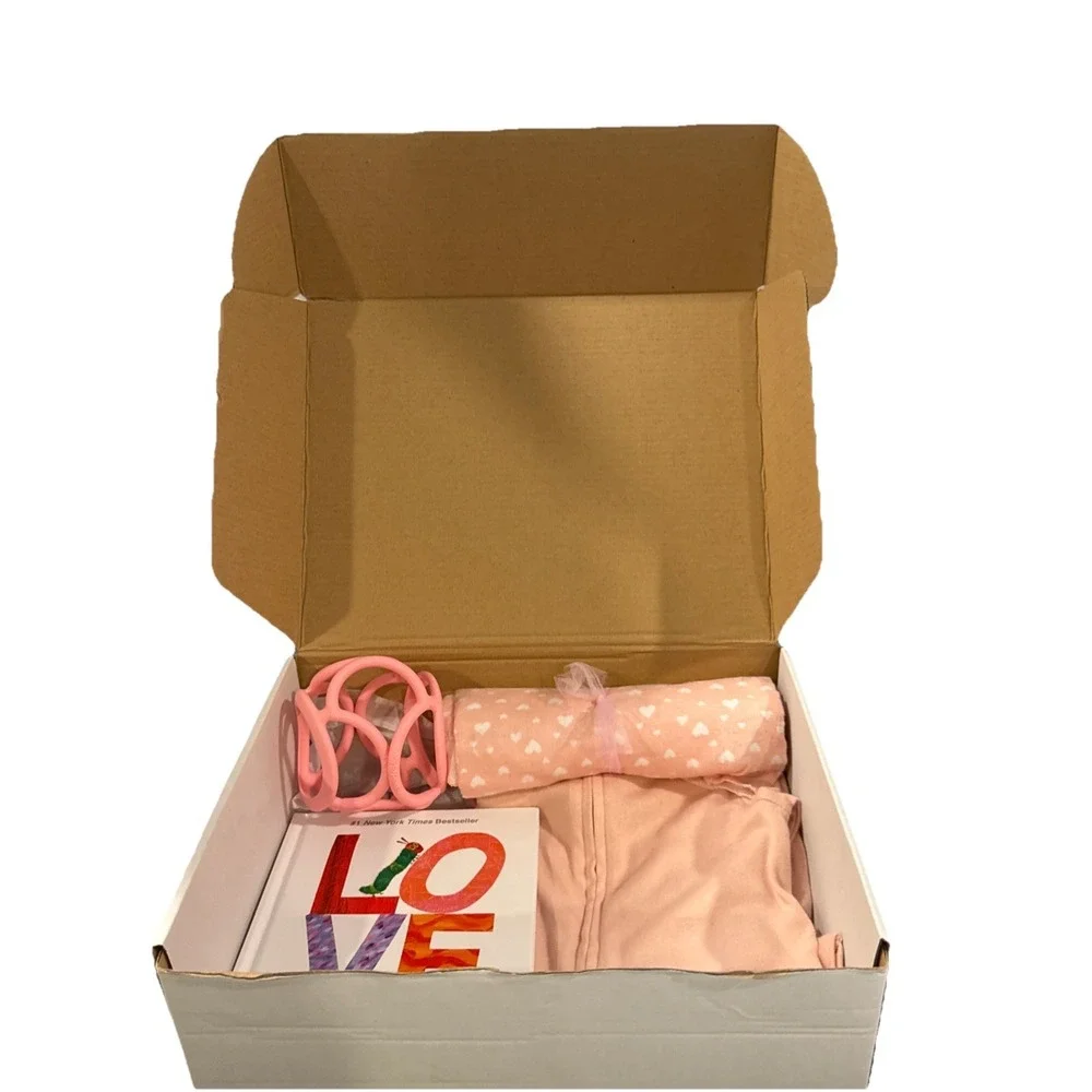 Eric Carle Baby Girl Shower Gift, New Mom & Infant Giftset Book, Outfit, Blanket